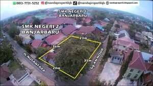 tanah HOOK 750m2 strategis samping smkn2 bjb lokasi di Banjar Kab., tersedia melalui melalui situs Olx