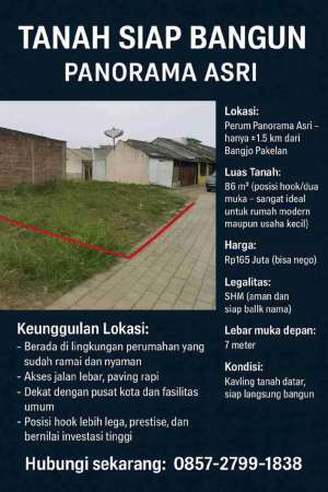 TANAH HOOK 86M SIAP HUNI STRATEGIS MERTOYUDAN lokasi di Magelang Kota, tersedia melalui melalui situs Olx