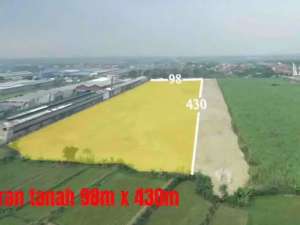 Tanah Industri Raya Kedamean Gresik lokasi di Gresik Kab., tersedia melalui melalui situs Olx