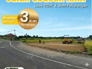 Tanah Jogja Area Kampus UMY dan UNISA, Akses Lebar dan Legalitas SHM Pekarangan lokasi di Sleman Kab., tersedia melalui melalui situs Olx