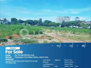 TanahKavling Pegangsaan Dua Kelapa Gading, Jakarta Utara lokasi di Jakarta Utara, tersedia melalui melalui situs Olx