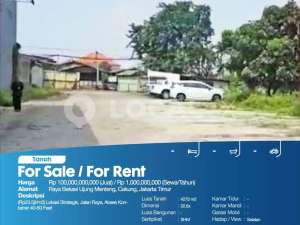 TanahKavling Raya Bekasi Ujung Menteng, Cakung, Jakarta Timur lokasi di Jakarta Timur, tersedia melalui melalui situs Olx