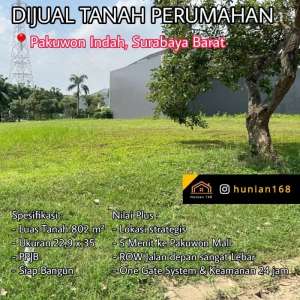 Tanah Kavling Rumah Ritz Imperial Golf Pakuwon Indah Surabaya Barat lokasi di Surabaya Kota, tersedia melalui melalui situs Olx