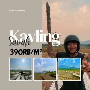 TANAH KAVLING SAWAH DAN VILLA EXLUSIVE lokasi di Bogor Kota, tersedia melalui melalui situs Olx