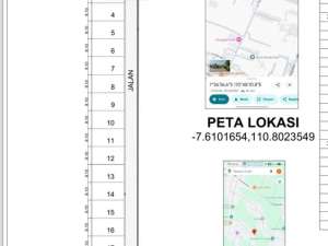 tanah kavlingan di solo baru luas 150 meter hadap timur dekat jalan raya harga promo bisa nego sampai jadi lokasi di Sukoharjo Kab., tersedia melalui melalui situs Olx