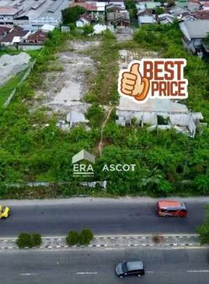 Tanah Komersial Luas 6.800 m2 Strategis Jalan Medan - Binjai Km 12 lokasi di Medan Kota, tersedia melalui melalui situs Olx