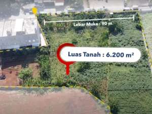 Tanah Komersial Pinggir Jalan Raya Dekat Taman Tekno X BSD lokasi di Tangerang Selatan Kota, tersedia melalui melalui situs Olx