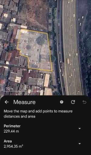 Tanah Komersil 2950m Jl Jendral Ahmad Yani Utan Kayu Matraman lokasi di Jakarta Timur, tersedia melalui melalui situs Olx