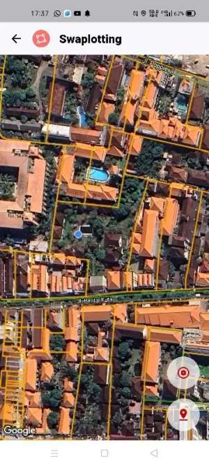 Tanah kontrak Di pantai kuta bunus bangunan lokasi di Kab. Badung, tersedia melalui melalui situs Olx