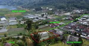 Tanah kontur datar view danau buyan di Bedugul lokasi di Buleleng Kab., tersedia melalui melalui situs Olx