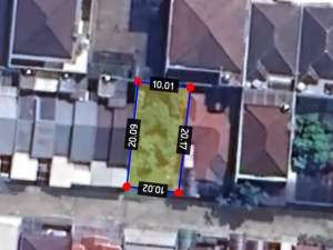 Tanah Langka Babatan Pantai lokasi di Surabaya Kota, tersedia melalui melalui situs Olx