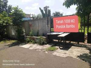 TANAH MURAH.. 1008m jl H. Dogol Pondok bambu - Jakarta timur lokasi di Jakarta Timur, tersedia melalui melalui situs Olx