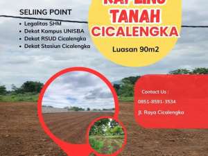 Tanah Murah Cicalengka Dekat KampusAkses Transportasi lokasi di Bandung Kota, tersedia melalui melalui situs Olx