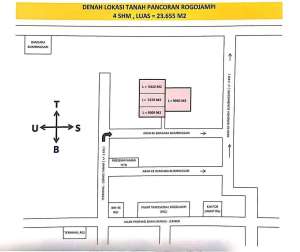 Tanah Pancoran Rogojampi 23655 M2, Pantai Blimbingsari 10 menit lokasi di Banyuwangi  Kab., tersedia melalui melalui situs Olx
