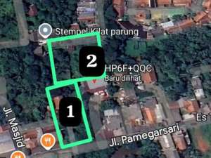Tanah Persegi 3.405m2 di Parung Cocok Utk Perumahan atau Gudang Dekat Pasar Parung lokasi di Bogor Kab., tersedia melalui melalui situs Olx