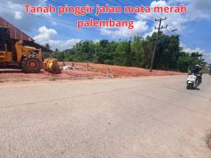 Tanah pinggir jalan mata merah palembang lokasi di Palembang Kota, tersedia melalui melalui situs Olx