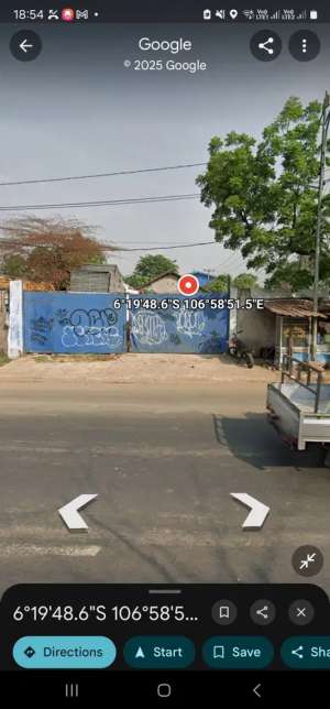 Tanah pinggir jalan narogong lokasi di Bekasi Kota, tersedia melalui melalui situs Olx