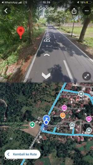 Tanah pinggir jalan raya Linggajati Kuningan Jabar lokasi di Kuningan Kab., tersedia melalui melalui situs Olx