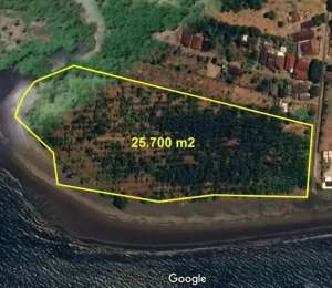 tanah pinggir pantai, tanah beach front, tanah view laut lokasi di Jembrana Kab., tersedia melalui melalui situs Olx