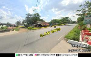 tanah strategis 40x217m di jl.p.m noor seberang pasar selasa lokasi di Banjar Kab., tersedia melalui melalui situs Olx