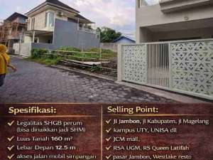 Tanah Strategis Dalam Perumahan JambonDekat JCM MallExit Tol lokasi di Sleman Kab., tersedia melalui melalui situs Olx