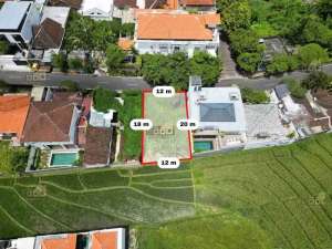 Tanah Strategis di Jantung Canggu, View Sawah, Cocok VillaUsaha lokasi di Kab. Badung, tersedia melalui melalui situs Olx