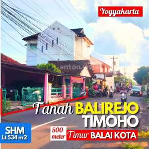 Tanah STRATEGIS JOGJA TIMOHO Jl.Balirejo Lt 534 m2 ld 14 m SHM lokasi di Yogyakarta Kota, tersedia melalui melalui situs Olx
