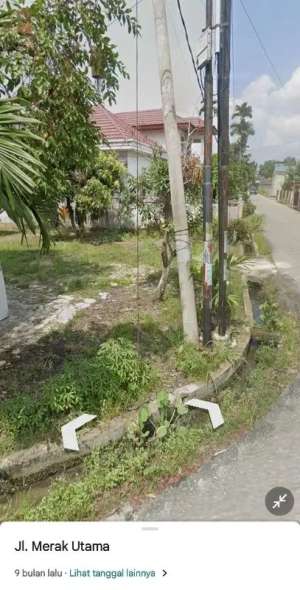 Tanah tengah kota jalan Parit indah 1km dari jl Sudirman lokasi di Pekanbaru Kota, tersedia melalui melalui situs Olx