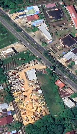 Tanah Tepi Jalan Ahmad Yani 25x58 lokasi di Pontianak Kota, tersedia melalui melalui situs Olx