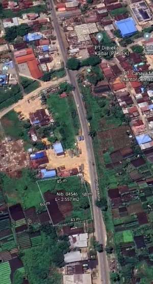 Tanah Tepi Jalan Budi Utomo L 60x P 45 lokasi di Pontianak Kota, tersedia melalui melalui situs Olx