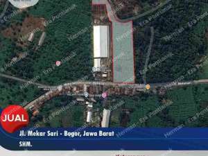 Tanah Tepi Jalan Mekar Sari, Bogor lokasi di Bogor Kab., tersedia melalui melalui situs Olx