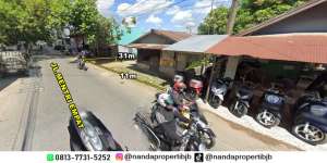 tanah usaha 11x31m di pinggir jl.mentri empat martapura lokasi di Banjarbaru Kota, tersedia melalui melalui situs Olx