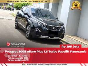 Jual bekas TANGAN PERTAMA Peugeot 3008 Allure Plus 1.6 Turbo Facelift 20212022,lokasi di Bogor Kota