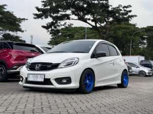 Jual bekas TDP 10juta Brio RS MT Manual 2018 Putih White Low KM TERMURAH,lokasi di Tangerang Kota