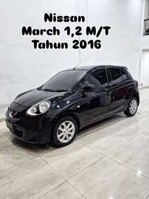 Jual bekas TDP 17JT MARCH 1.2 Manual 20162017 nissan hitam brio,lokasi di Medan Kota