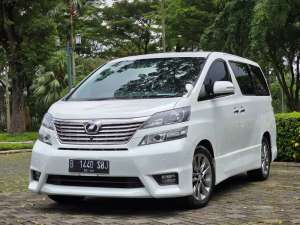 Jual bekas TDP 25.JT VELLFIRE Z PLATINUM PREMIUM SOUND 2.4 AT 2011 PUTIH SEGER,lokasi di Tangerang Selatan Kota