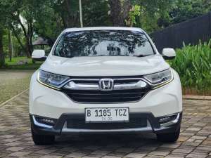 Jual bekas TDP 30.JT CRV TURBO PRESTIGE 1.5 AT 2018 PUTIH ISTIMEWA SEGER,lokasi di Tangerang Kota