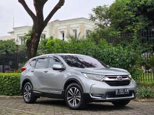 Jual bekas TDP 35.JT NEGO CRV PRESTIGE TURBO 1.5 AT 2018 SILVER FULL RECORD,lokasi di Tangerang Kota