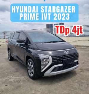 Jual bekas TDP 4 jt Hyundai Stargazer Prime IVT 2023,lokasi di Depok Kota