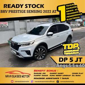Jual bekas TDP 5 Jt Angs Termurah All New Brv Prestige Sensing 2022 Matic Putih,lokasi di Jakarta Selatan