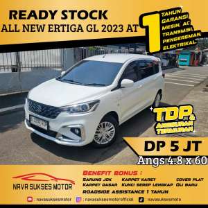 Jual bekas TDP 5 Jt Angs Termurah All New Ertiga GL 2023 Matic Putih Low Km,lokasi di  ,Jakarta Selatan