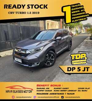 Jual bekas TDP 5 JUTA - CRV TURBO 1.5 2019,lokasi di Jakarta Selatan