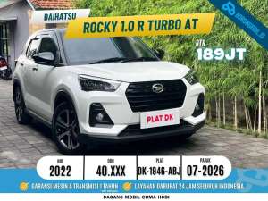 Jual bekas TDP 5JtDaihatsu Rocky 1.0 R Turbo Metik 2022 Putih Two Tone,lokasi di  