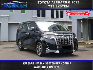 Jual bekas Tdp85 Bunga4 TAXSEPTEMBER GENAP Alphard G ATPM 2023 ALPHARD G 2023,lokasi di  