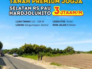 Tepi Jalan Raya Banguntapan Bantul , Tanah Strategis Jogja lokasi di Yogyakarta Kota, tersedia melalui melalui situs Olx