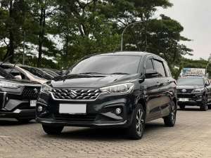 Jual bekas TERAWATSUZUKI NEW ERTIGA GX HYBRID 1.5 AT MATIC 2023 HITAM,lokasi di Jakarta Barat