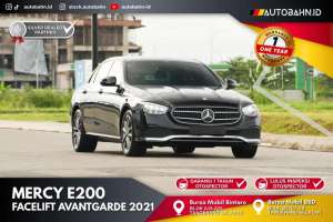 Jual bekas TERMURAH DI PASARAN Mercedes Benz E200 Avantgarde Facelift 2021,lokasi di Jakarta Selatan