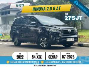 Jual bekas Termurah Innova 2.0 G at 2022,lokasi di Jakarta Selatan
