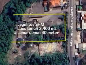 Termurah Lahan zona gudang mojokerto lokasi di Mojokerto Kab., tersedia melalui melalui situs Olx