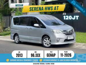 Jual bekas Termurah Nissan Serena Hws AT 2013 Silver 2014 sienta,lokasi di Jakarta Selatan